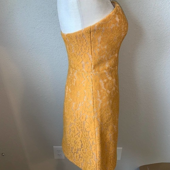 Keepsake Every Way Golden Yellow Strapless Lace - Picture 3 of 7